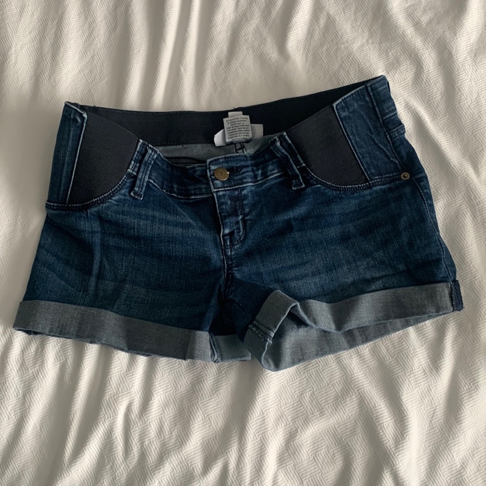 Denim Maternity Shorts- Size 2
